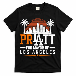 Vintage Pratt For Mayor Of Los Angeles T-Shirt - Black