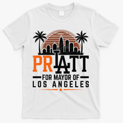 Vintage Pratt For Mayor Of Los Angeles T-Shirt - White