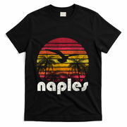 Vintage Retro Naples Fl Florida 70S 80S Style Great Gift T-Shirt - Black