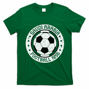 Vintage Saudi Arabia Football Crest 1956 Soccer T-Shirt - Irish Green