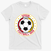 Vintage Spain Football 1909 Soccer Emblem T-Shirt - White