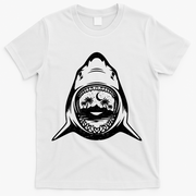 Vintage Shark Head Island T-Shirt - White