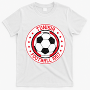Vintage Tunisia Football 1957 Soccer T-Shirt - White