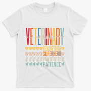 Vet Tech Gifts Veterinary Technician Gifts Appreciation Day T-Shirt - White