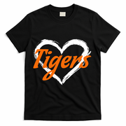Vintage Tigers Throwback Retro T-Shirt - Black