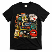 Vintage Western Revival Country Graphic T-Shirt - Black