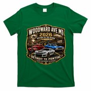 Woodward 2026 History Of The Avenue Front & Back T-Shirt - Irish Green