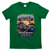 Woodward 2026 The World's Largest Car Cruise M1 T-Shirt - Irish Green
