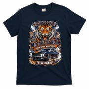 Wooward Ave 2026 Tigers Themed Roar Down M1 Car T-Shirt - Navy Blue
