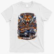 Wooward Ave 2026 Tigers Themed Roar Down M1 Car T-Shirt - White