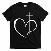 Walking By Faith Tripping Constantly Front And Back T-Shirt - Black