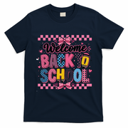 Welcome Back To School Retro Gift T-Shirt - Navy Blue