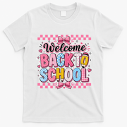 Welcome Back To School Retro Gift T-Shirt - White