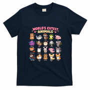 World's Cutest Animals T-Shirt - Navy Blue