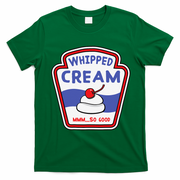 Whipped Cream Condiment Ice Cream Halloween Costume T-Shirt - Irish Green