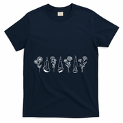 Women Floral Ultrasound Tech Sonographer Sono Tech Grad T-Shirt - Navy