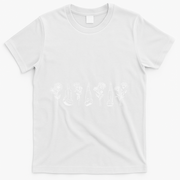 Women Floral Ultrasound Tech Sonographer Sono Tech Grad T-Shirt - White