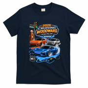 No Gas Still Fast Electric Cars 2026 Cruising Woodward Ave M1  T-Shirt - Navy Blue