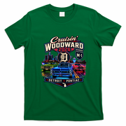Cruisin' Woodward M1 2026 Detroit To Pontiac Neon T-Shirt - Irish Green