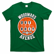 Detroit In Gear – Woodward Avenue M1 2026 T-Shirt - Irish Green