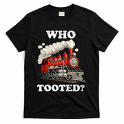 Who Tooted Funny Train T-Shirt - Black