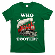 Who Tooted Funny Train T-Shirt - Green