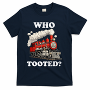 Who Tooted Funny Train T-Shirt - Navy
