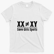 XX XY Save Girls Sports T-Shirt - White