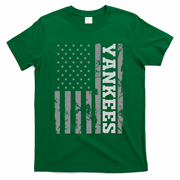 Yankee American Flag T-Shirt - Green