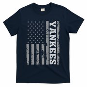 Yankee American Flag T-Shirt - Navy