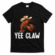 Yee Claw Crawfish Southern Funny Seafood T-Shirt - Black