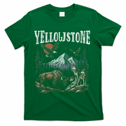 Yellowstone National Park Vintage 90s T-Shirt - Green