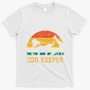 Zoo Keeper Funny Halloween Costume T-Shirt - White