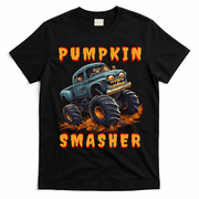 Zombie Monster Truck Pumpkin Smasher Halloween Costume Kids T-Shirt - Black