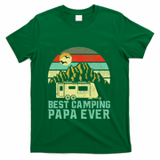 Best Camping Papa Ever Vintage Camper T-Shirt
