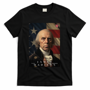 James Madison 4th President Of The United States Portrait T-Shirt