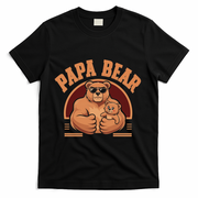 Papa Bear Bear Family Love Dad Father Daddy Cool Gift T-Shirt
