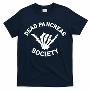 Type 1 Diabetes Awareness Dead Pancreas Society Skeleton Hand Halloween T-Shirt