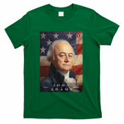 John Adams 2nd President Of The United States Portrait T-Shirt