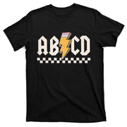 ABCD Back In Class First Day Back To School Teacher Student T-Shirt