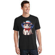 American Cat 4th Of July Cat Patriotic Cats Bombay Kitten T-Shirt