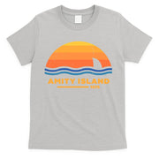 Amity Island 1975 Retro Sunset Movie Vintage T-Shirt