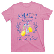 Amalficoast Iitaly Social Club Travel Trip Vacation Lemon T-Shirt