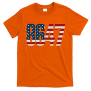 Anti Trump 8647 86 47th President US Flag T-Shirt