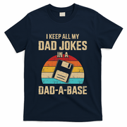 Funny Dad Jokes In Dadabase Vintage T-Shirt