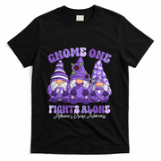 AlzheimerS Disease Awareness Month Purple Ribbon Gnomies T-Shirt