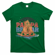 Surfing Bear Family Dad Cute Animal Daddy Papa Bear Gift T-Shirt