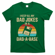 Funny Dad Jokes In Dadabase Vintage T-Shirt