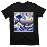 Blue Cats Wave For Kamala Funny T-Shirt