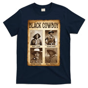Black Cowboy Western Rodeo Melanin Black History Texas T-Shirt
